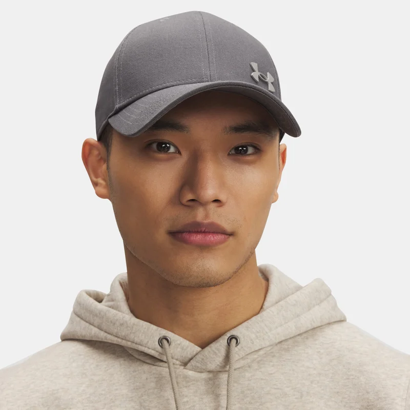 UNDER ARMOUR Grey Men's Sportstyle Metal Adjustable Cap for Men | Best Price UAE